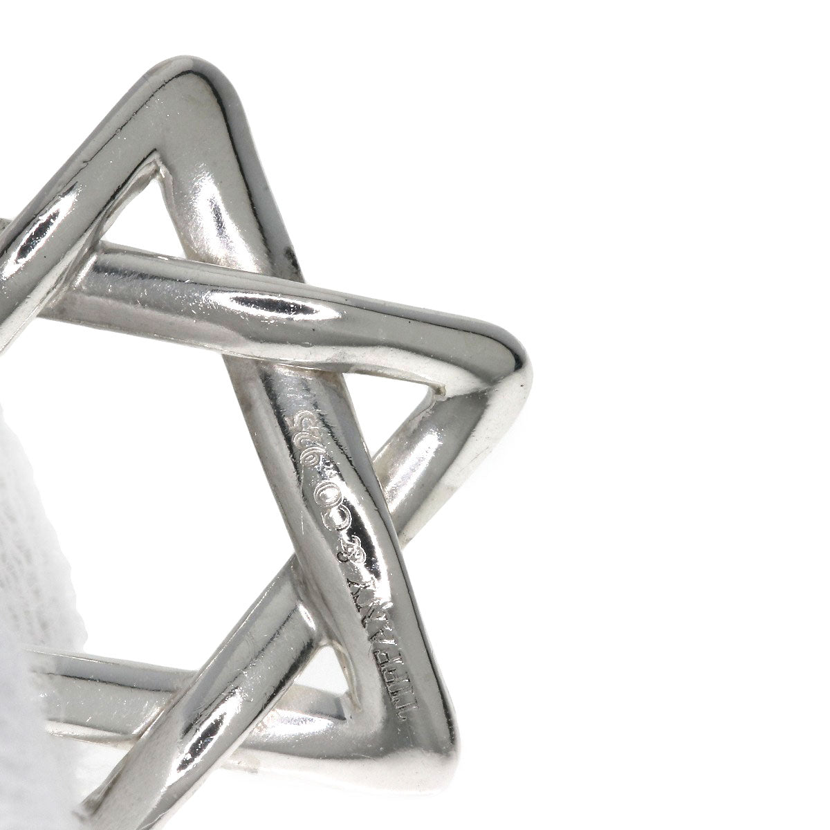 TIFFANY&Co. Star of david Necklace Silver Ladies [Used]