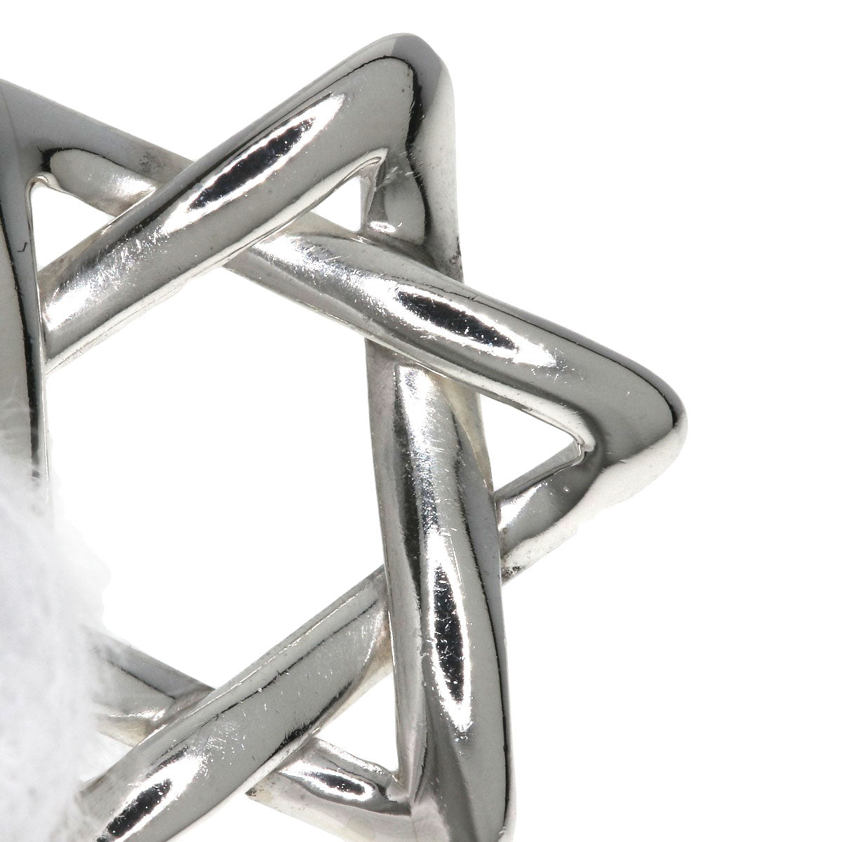 TIFFANY&Co. Star of david Necklace Silver Ladies [Used]