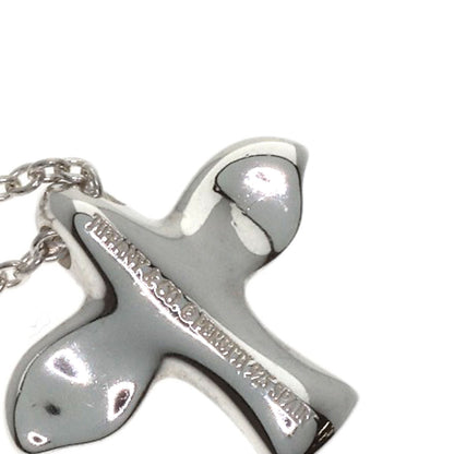 TIFFANY&Co. Bird cross Necklace Silver Ladies [Used]