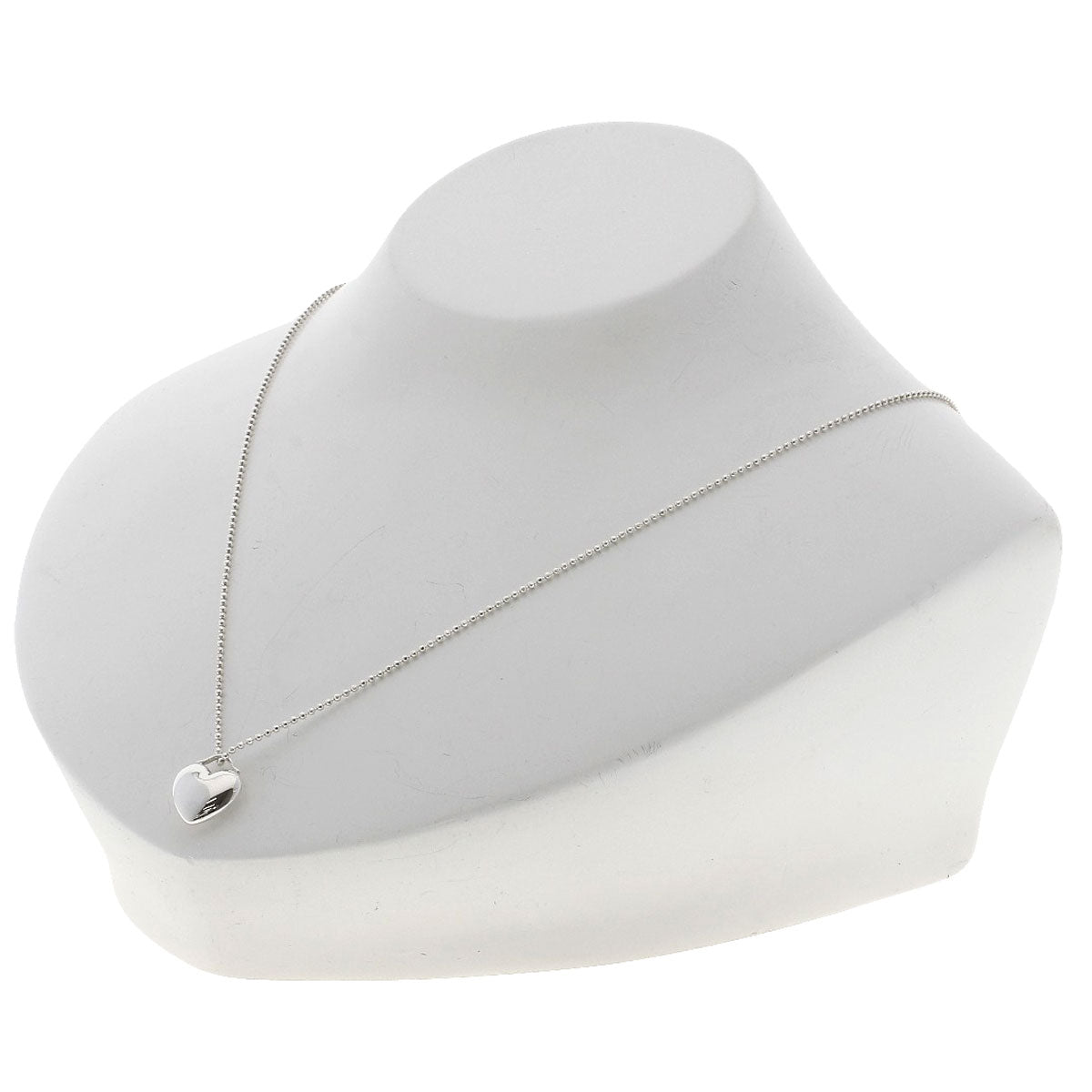 TIFFANY&Co. Heart motif Necklace Silver Ladies [Used]