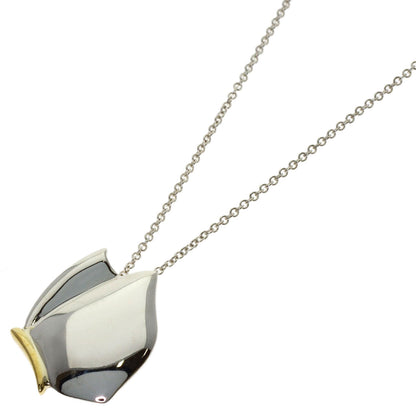 TIFFANY&Co. butterfly Necklace Silver 18K Yellow GoldLadies [Used]