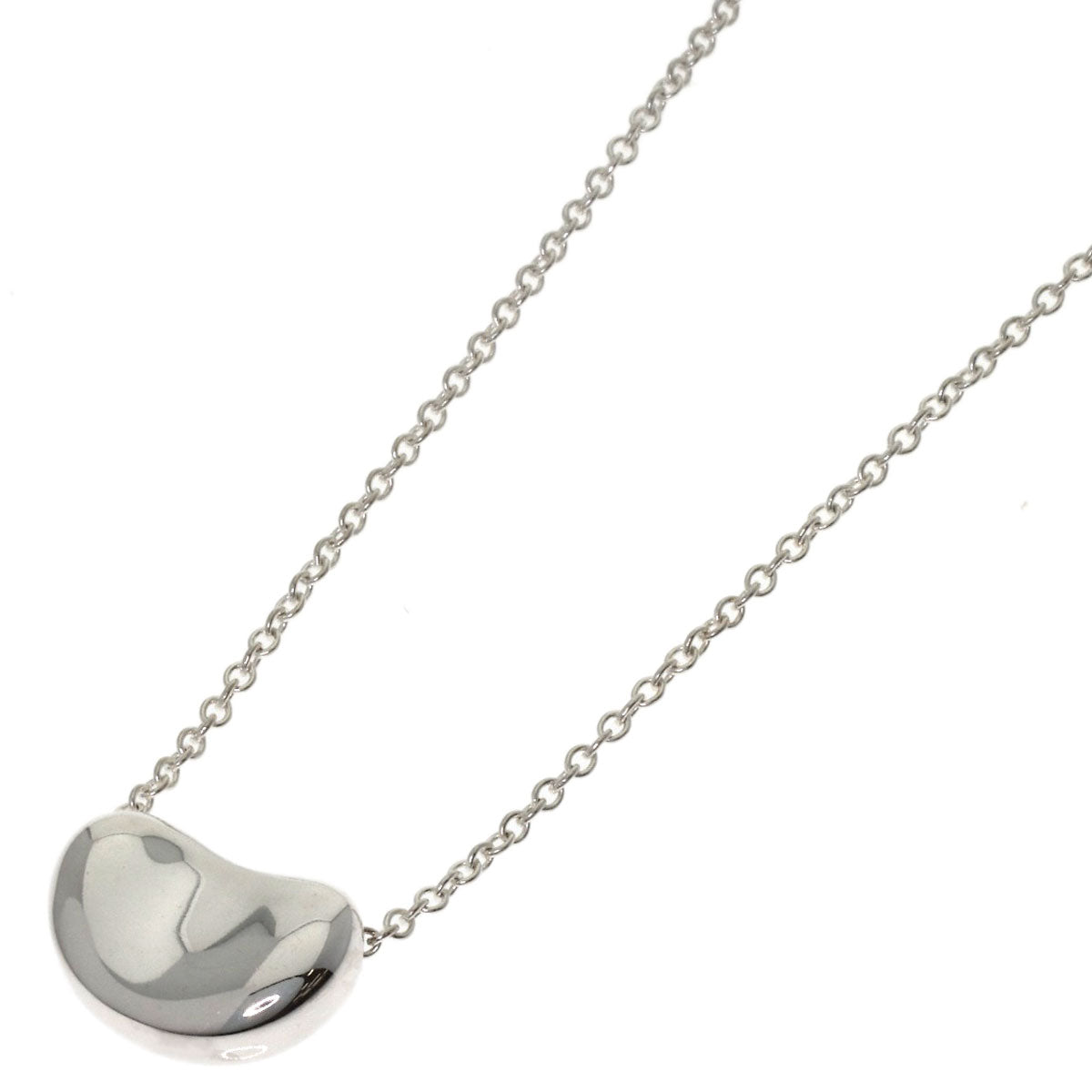 TIFFANY&Co. Bean Necklace Silver Ladies [Used]