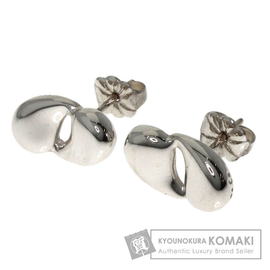 TIFFANY&Co. Double teardrop earring Silver K14WGLadies [Used]