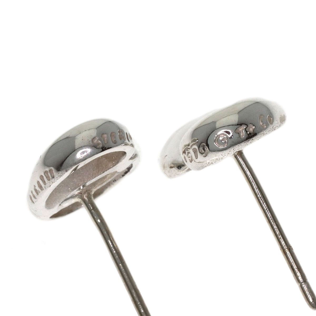 TIFFANY&Co. Double teardrop earring Silver K14WGLadies [Used]