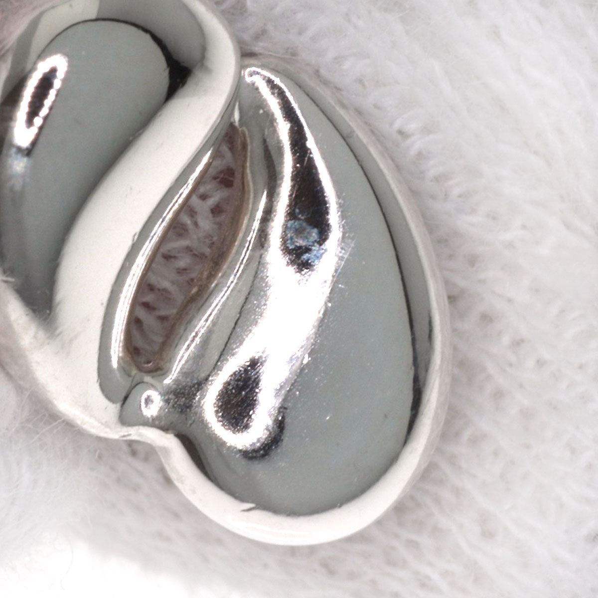 TIFFANY&Co. Double teardrop earring Silver K14WGLadies [Used]