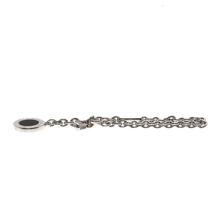 BVLGARI BVLGARI BVLGARI Onyx key ring Silver Ladies [Used]