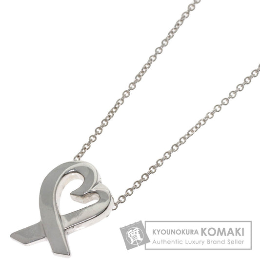 TIFFANY&Co. Loving heart Necklace Silver Ladies [Used]