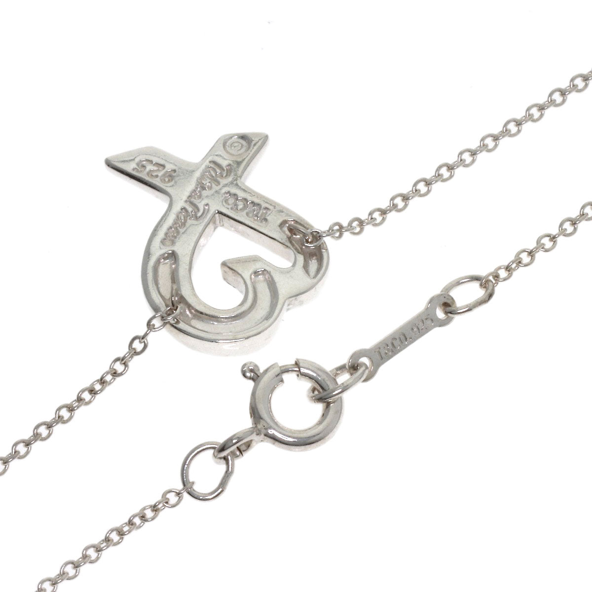 TIFFANY&Co. Loving heart Necklace Silver Ladies [Used]
