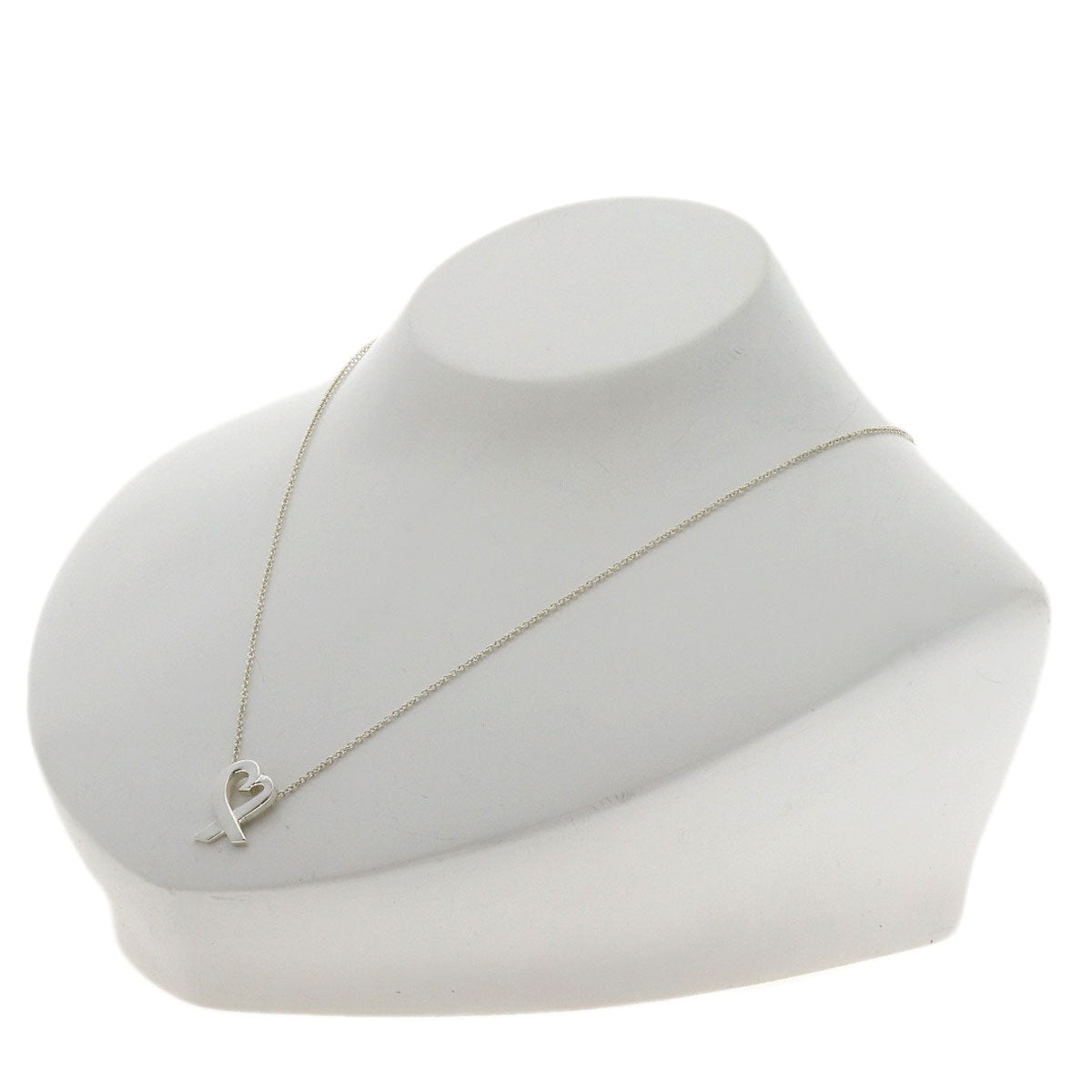 TIFFANY&Co. Loving heart Necklace Silver Ladies [Used]