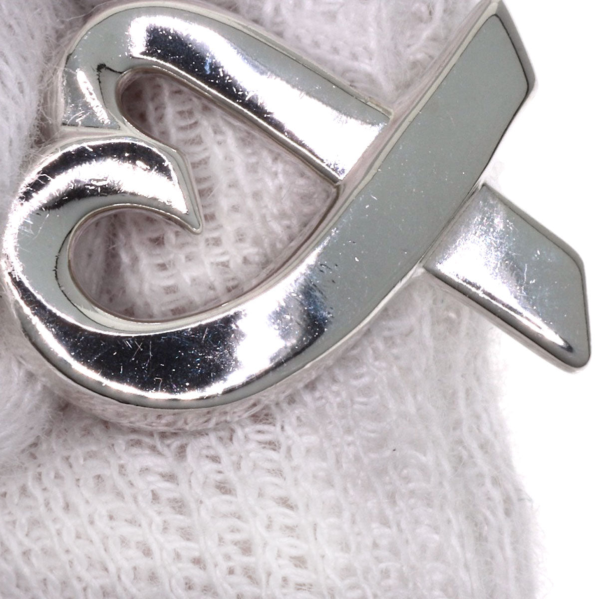 TIFFANY&Co. Loving heart Necklace Silver Ladies [Used]