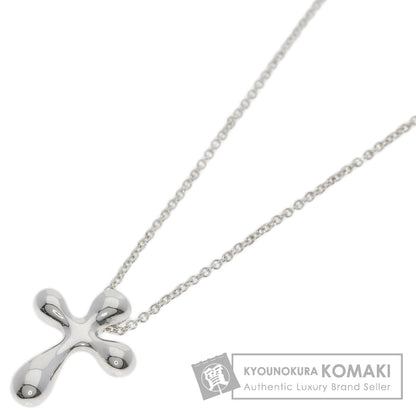 TIFFANY&Co. Small cross Necklace Silver Ladies [Used]