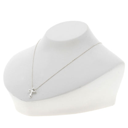 TIFFANY&Co. Small cross Necklace Silver Ladies [Used]