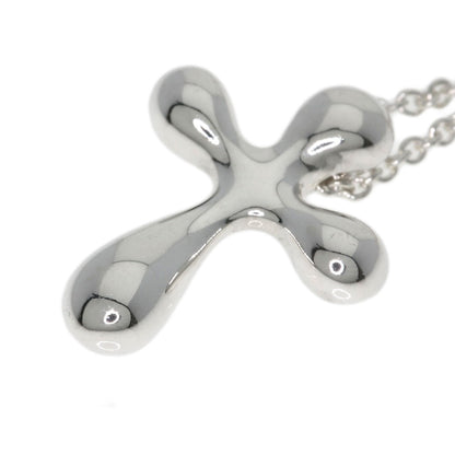 TIFFANY&Co. Small cross Necklace Silver Ladies [Used]
