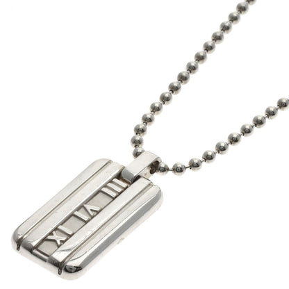 TIFFANY&Co. Atlas tag Necklace Silver Ladies [Used]
