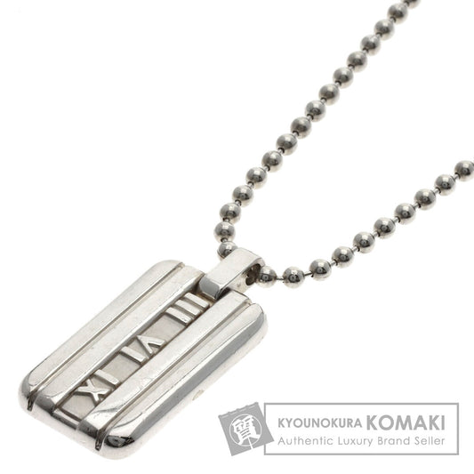 TIFFANY&Co. Atlas tag Necklace Silver Ladies [Used]