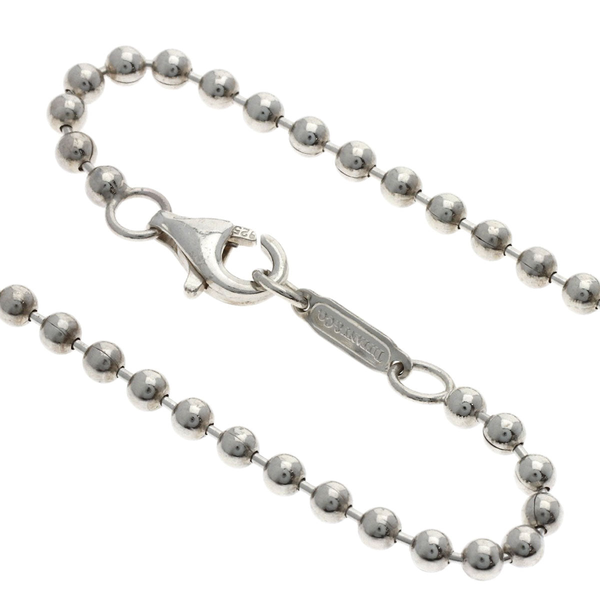 TIFFANY&Co. Atlas tag Necklace Silver Ladies [Used]