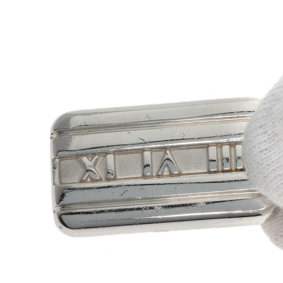 TIFFANY&Co. Atlas tag Necklace Silver Ladies [Used]