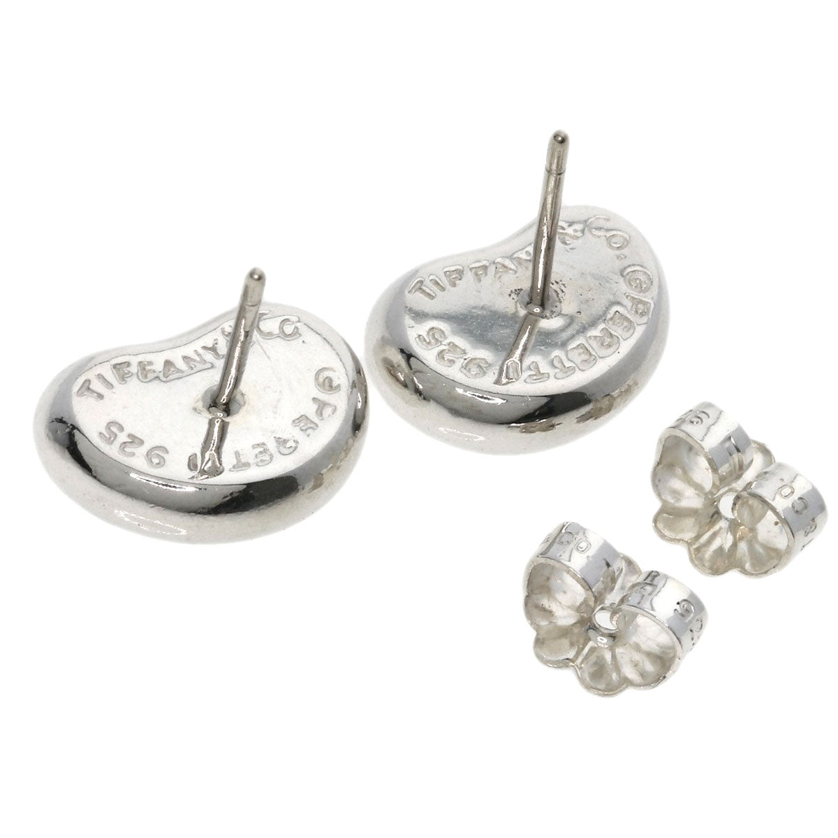 TIFFANY&Co. Bean earring Silver Ladies [Used]