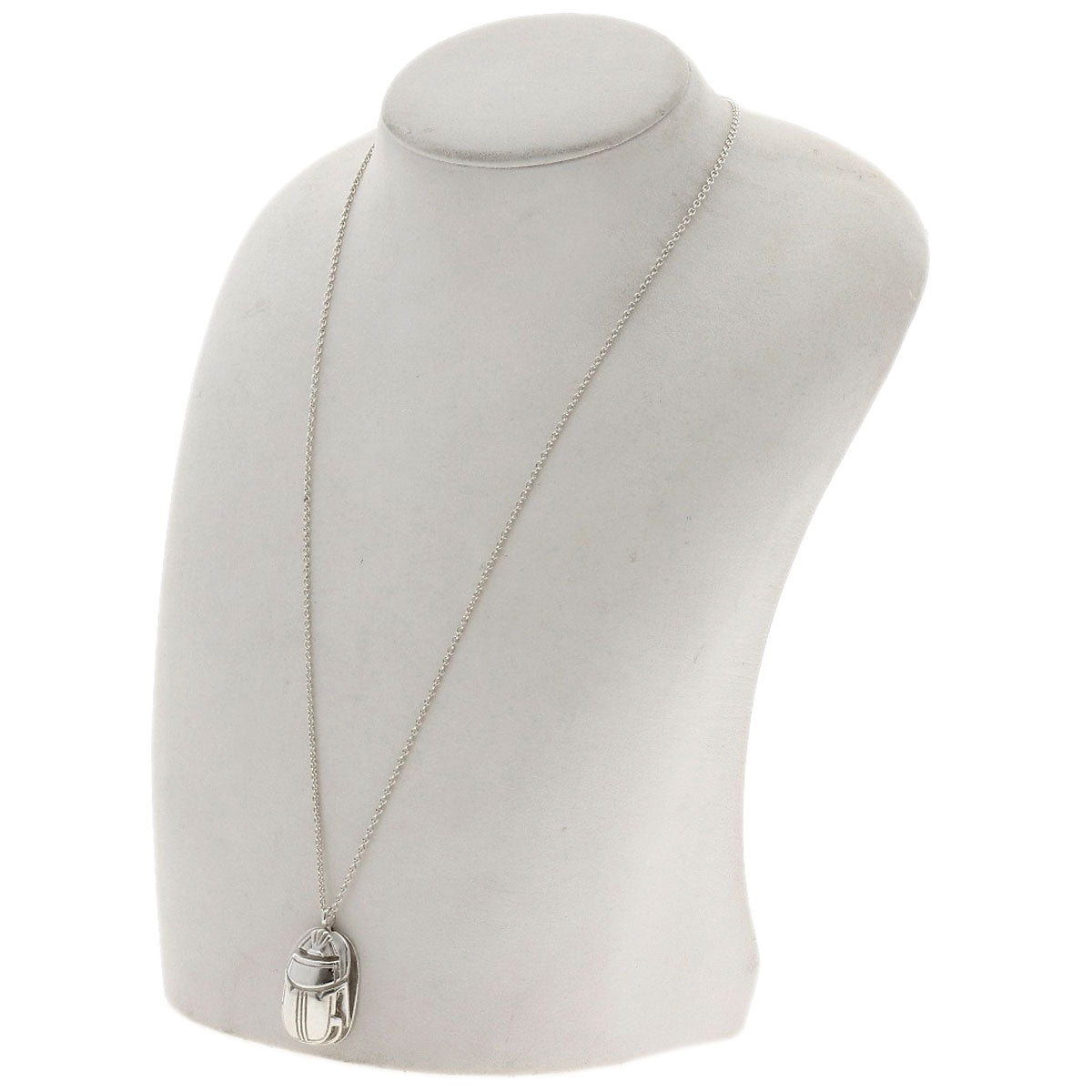 TIFFANY&Co. Scarab Hieroglyph Necklace Silver Ladies [Used]