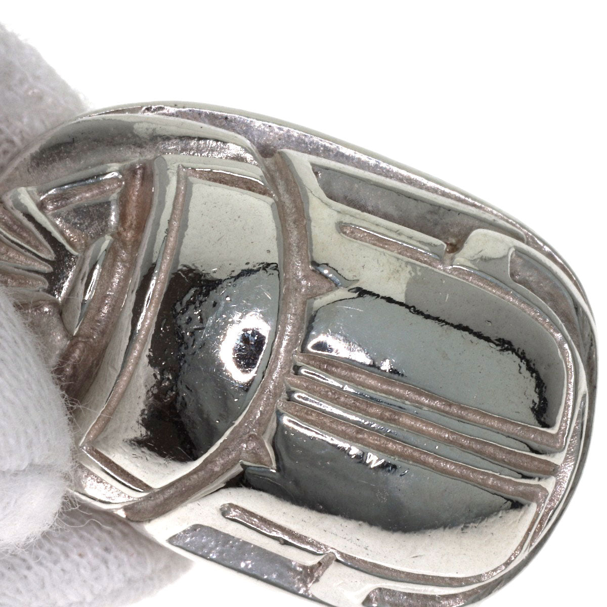 TIFFANY&Co. Scarab Hieroglyph Necklace Silver Ladies [Used]