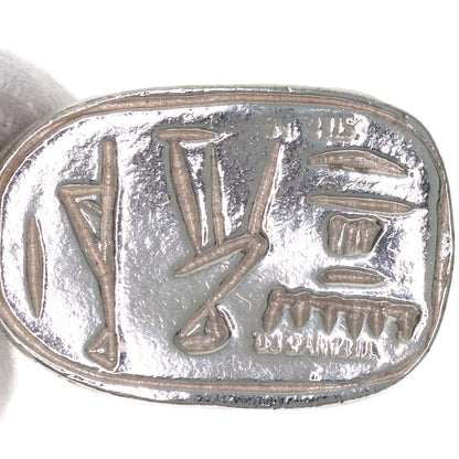 TIFFANY&Co. Scarab Hieroglyph Necklace Silver Ladies [Used]