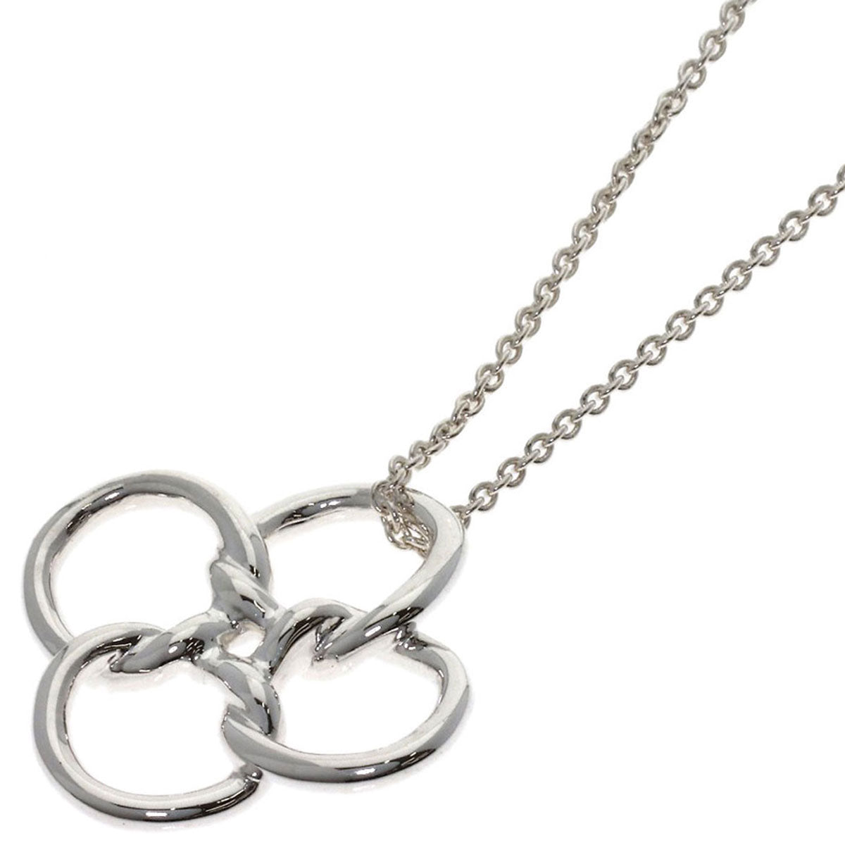 TIFFANY&Co. Quadro Folio Necklace Silver Ladies [Used]