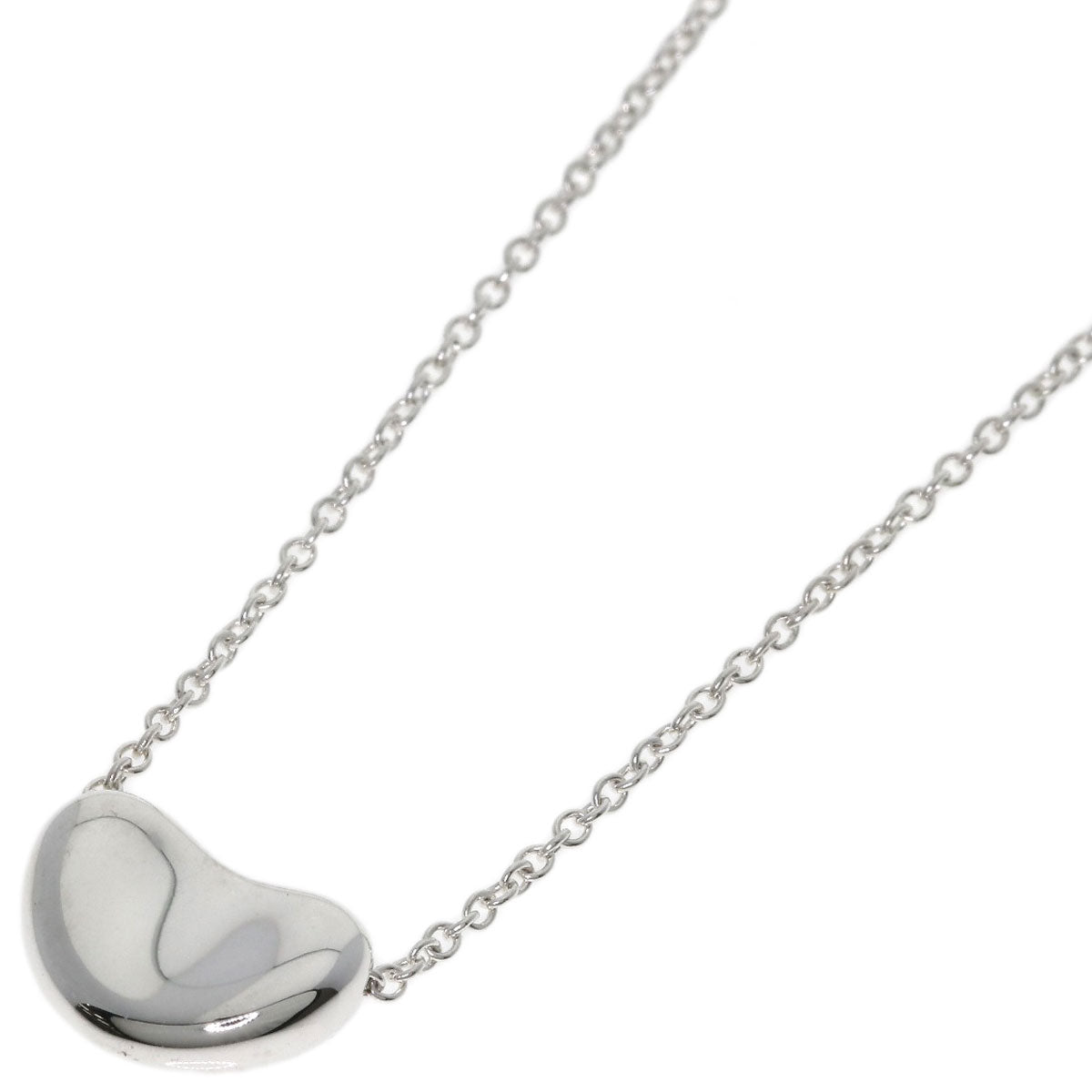 TIFFANY&Co. Bean mini Necklace Silver Ladies [Used]