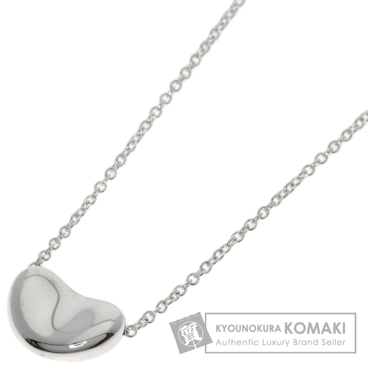 TIFFANY&Co. Bean mini Necklace Silver Ladies [Used]