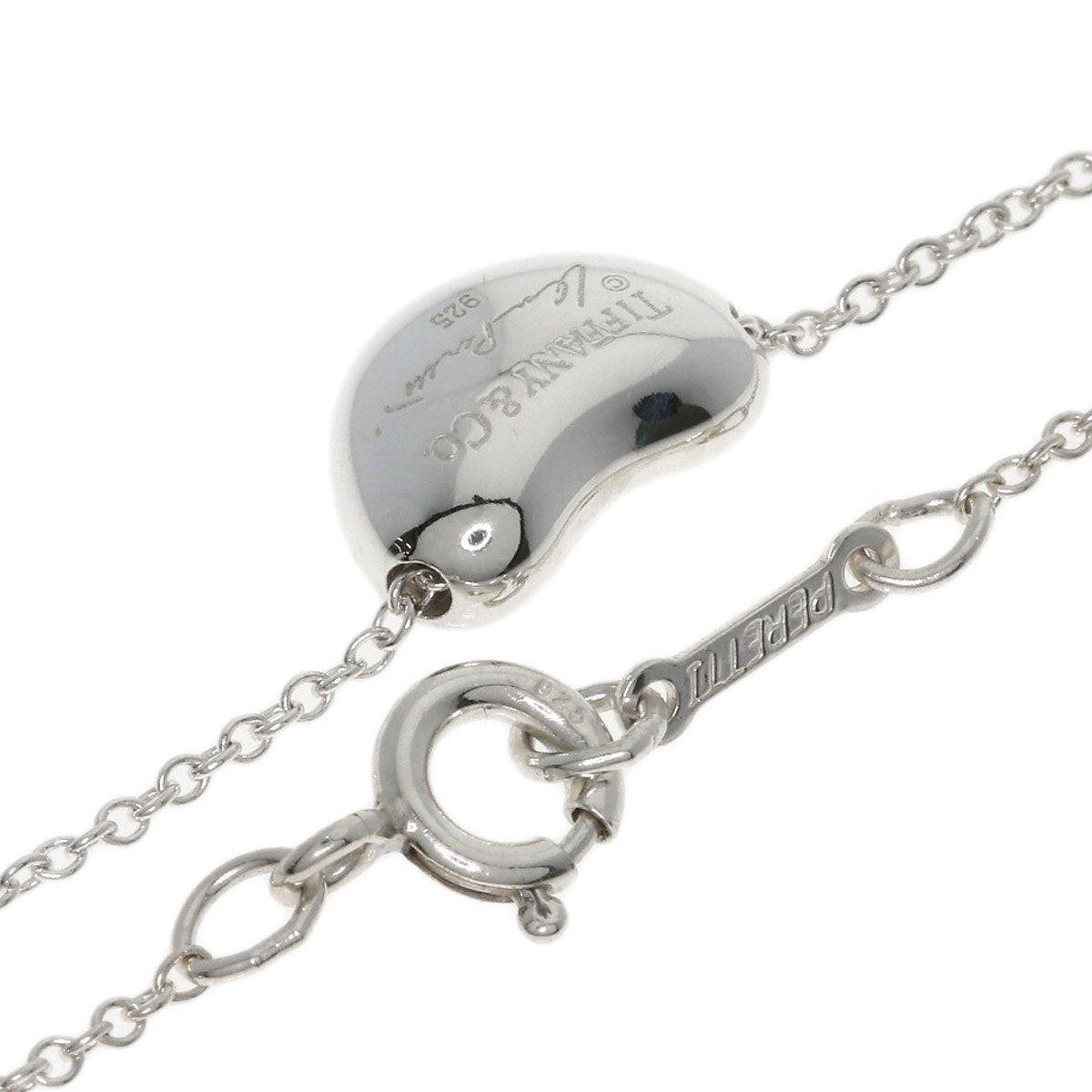 TIFFANY&Co. Bean mini Necklace Silver Ladies [Used]