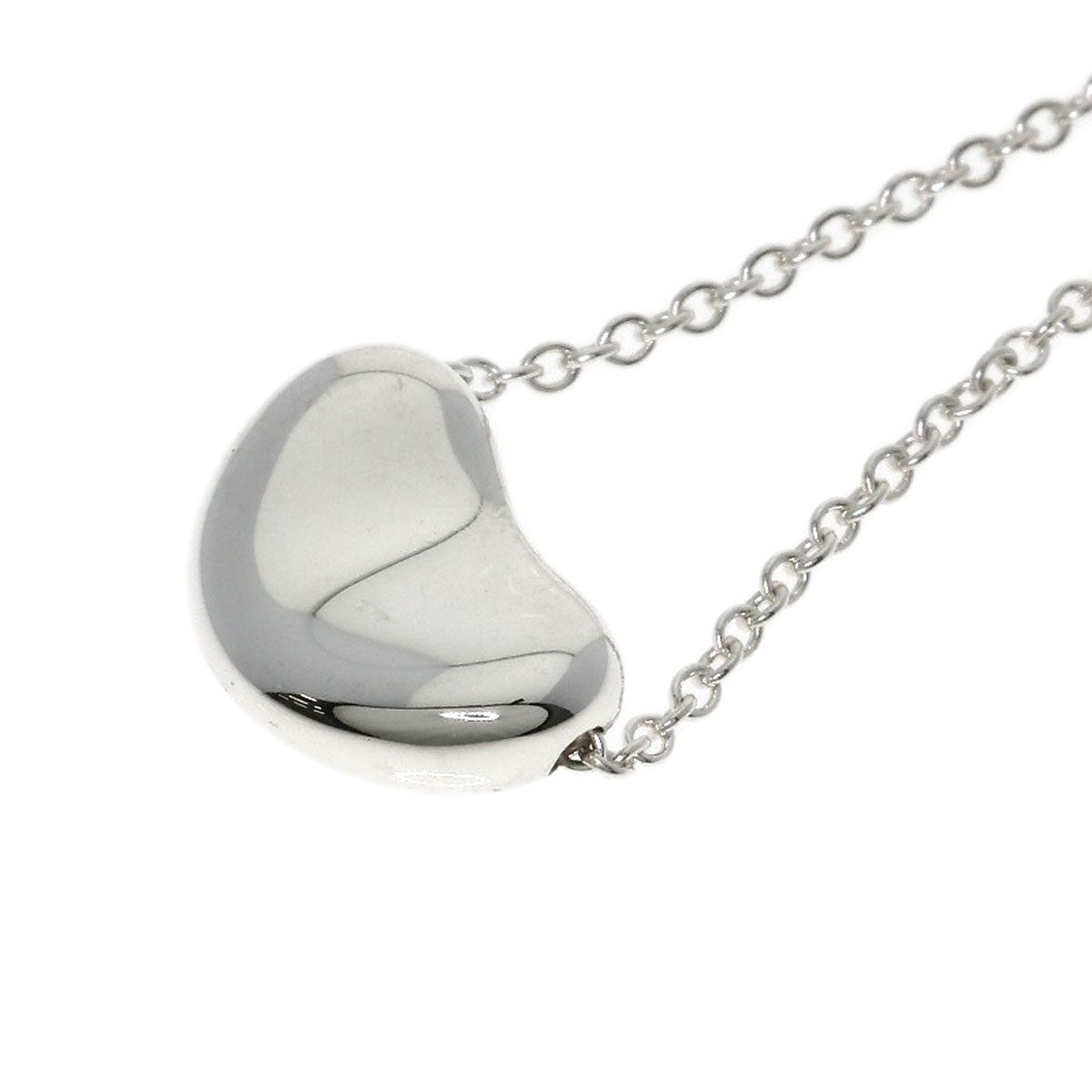 TIFFANY&Co. Bean mini Necklace Silver Ladies [Used]