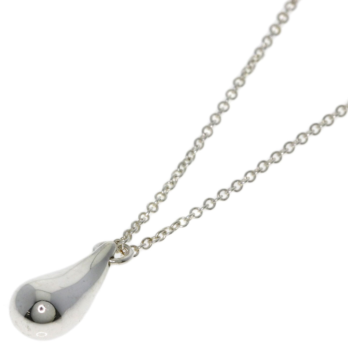 TIFFANY&Co. teardrop Necklace Silver Ladies [Used]