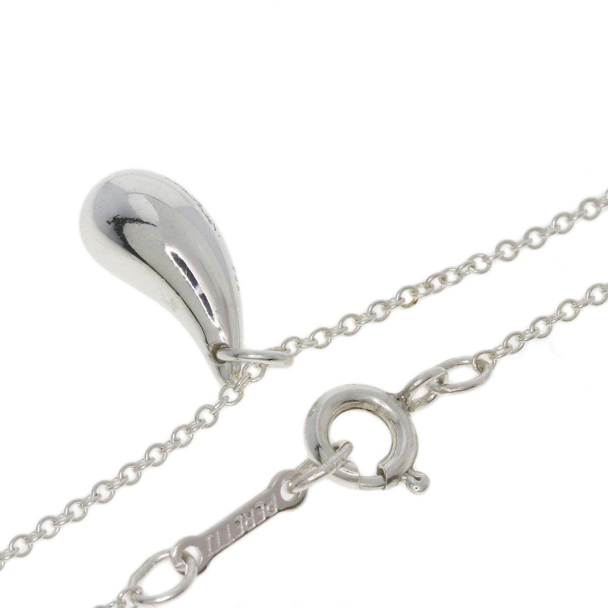 TIFFANY&Co. teardrop Necklace Silver Ladies [Used]