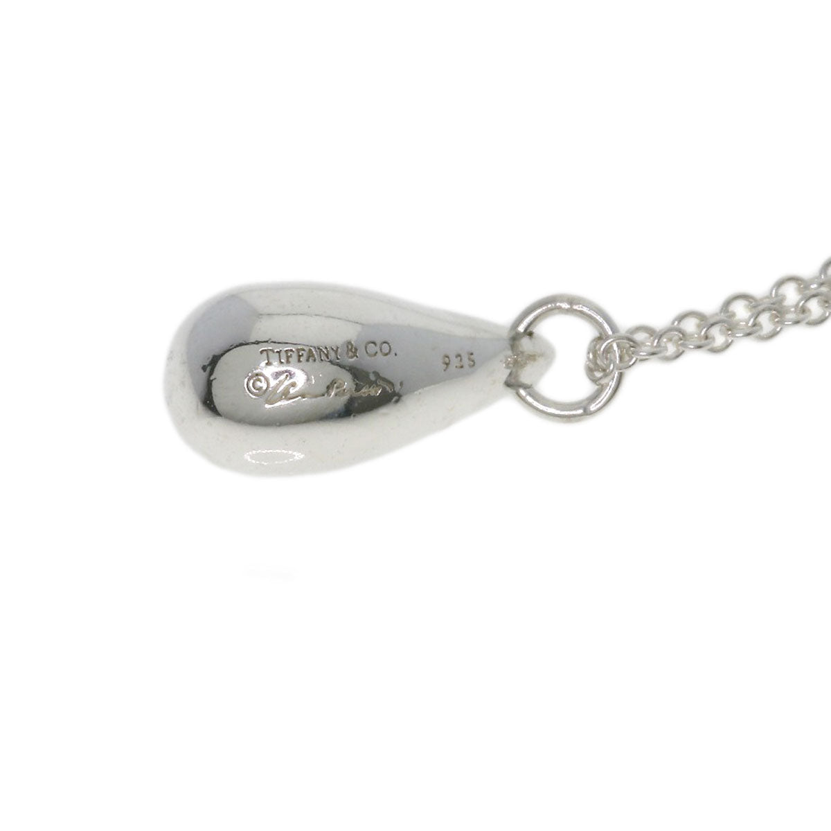 TIFFANY&Co. teardrop Necklace Silver Ladies [Used]