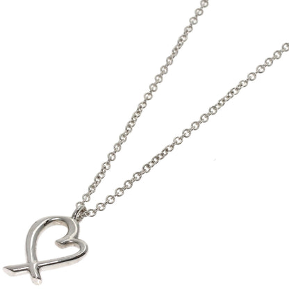 TIFFANY&Co. Loving Heart Mini Necklace Silver Ladies [Used]