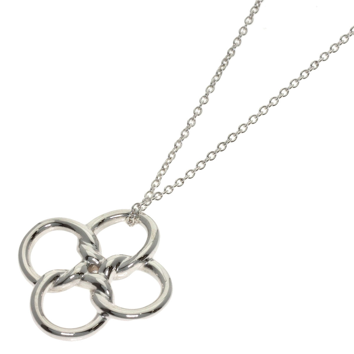 TIFFANY&Co. Quadro folio Necklace Silver Ladies [Used]
