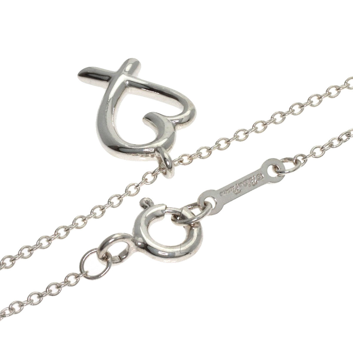 TIFFANY&Co. Loving Heart Mini Necklace Silver Ladies [Used]