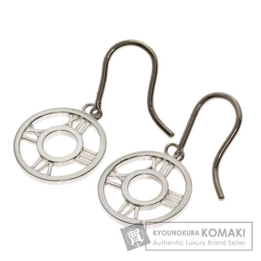 TIFFANY&Co. Atlas Open Medallion earring Silver Ladies [Used]