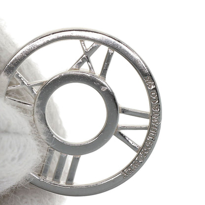 TIFFANY&Co. Atlas Open Medallion earring Silver Ladies [Used]