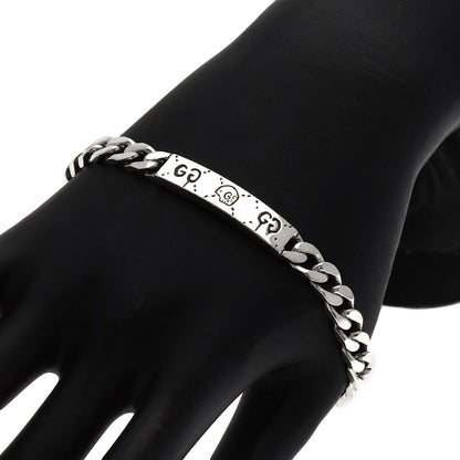GUCCI Ghost Skull Motif Bracelet Silver Ladies [Used]