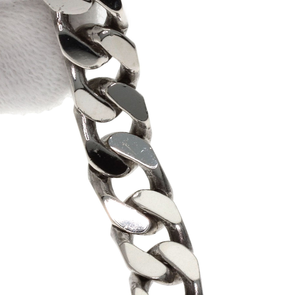 GUCCI Ghost Skull Motif Bracelet Silver Ladies [Used]