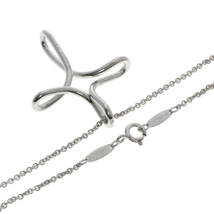 TIFFANY&Co. Open cross Necklace Silver Ladies [Used]