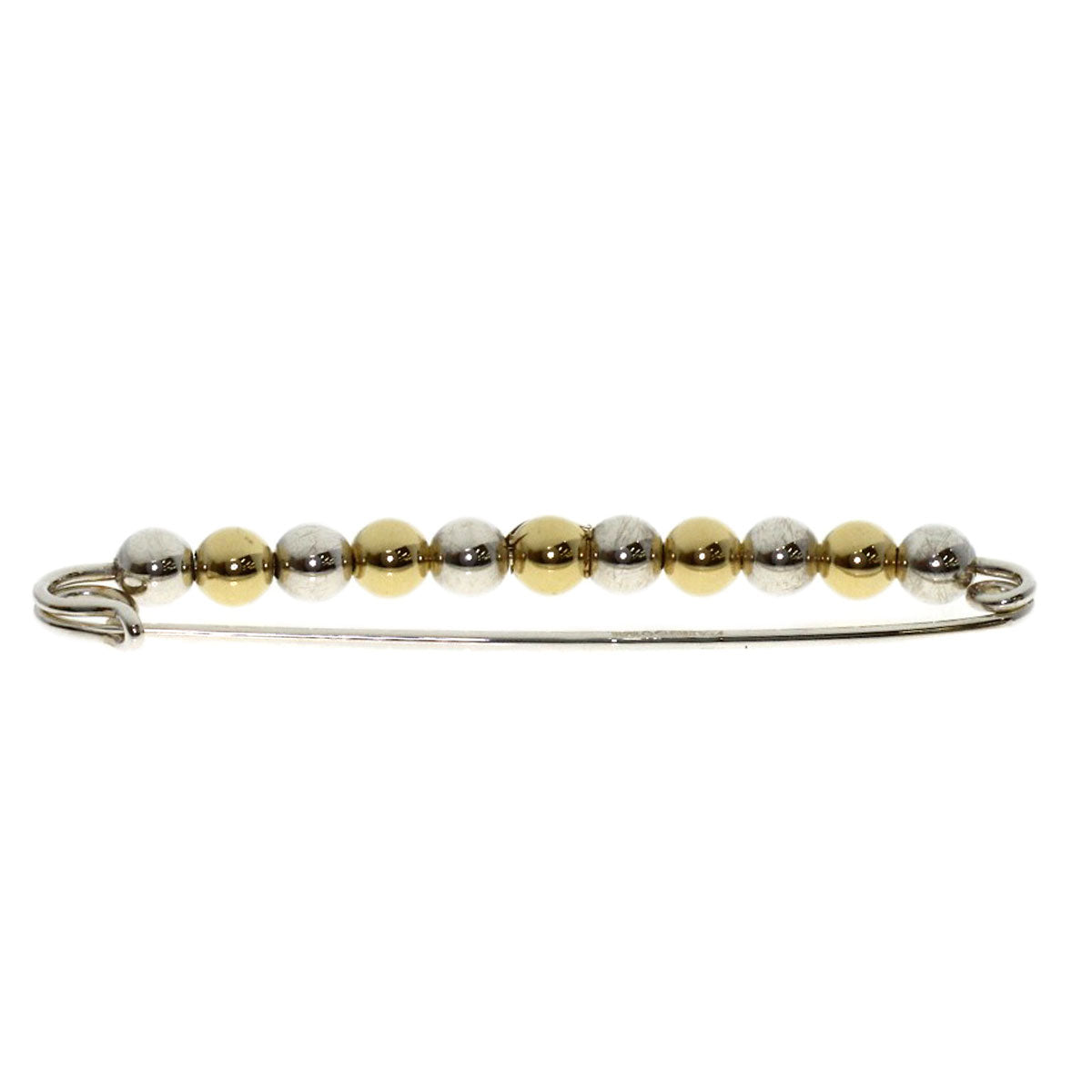 TIFFANY&Co. Ball Two-Tone Brooch Silver K14 Yellow GoldLadies [Used]