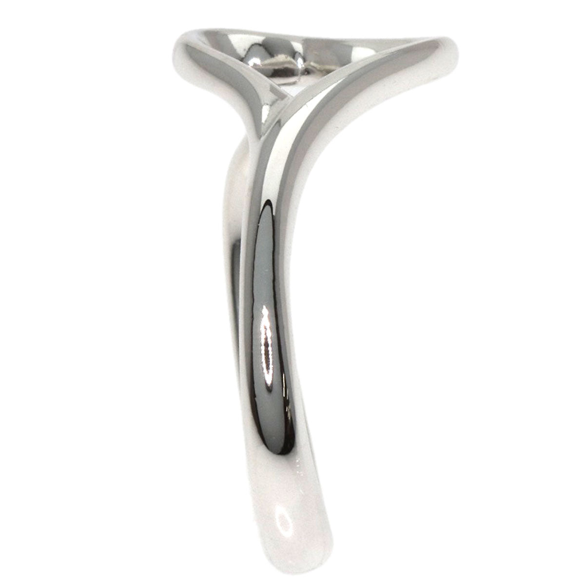 TIFFANY&Co. Open heart Ring Silver Ladies [Used]