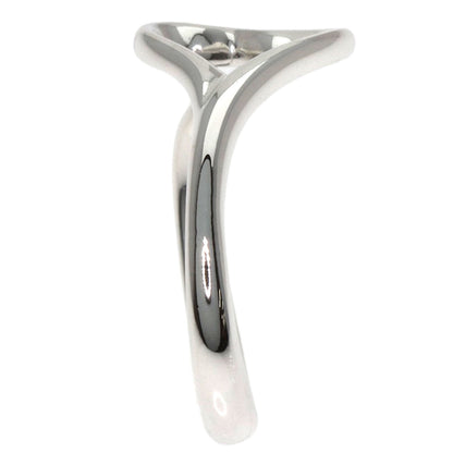 TIFFANY&Co. Open heart Ring Silver Ladies [Used]