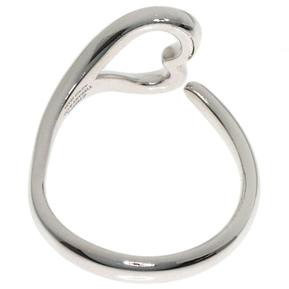 TIFFANY&Co. Open heart Ring Silver Ladies [Used]