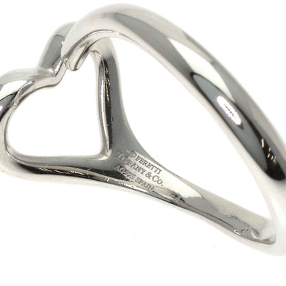 TIFFANY&Co. Open heart Ring Silver Ladies [Used]