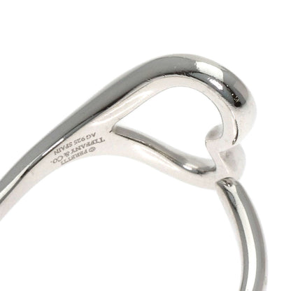 TIFFANY&Co. Open heart Ring Silver Ladies [Used]