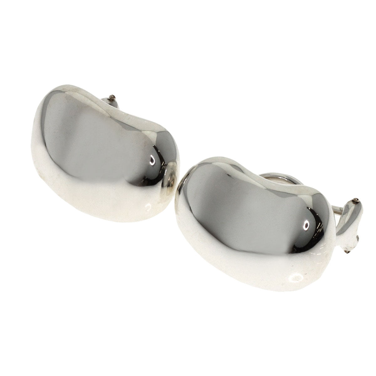 TIFFANY&Co. Bean Earring Silver Ladies [Used]