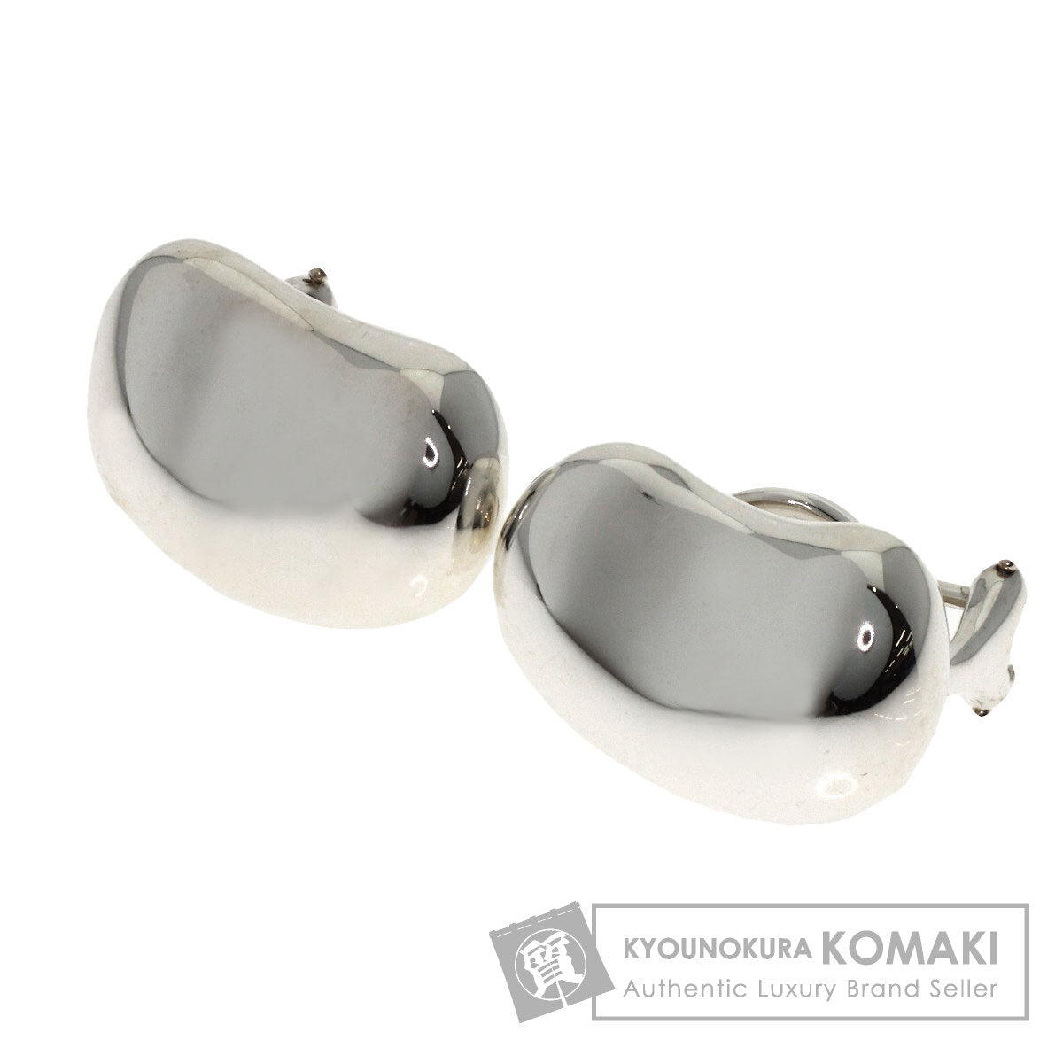 TIFFANY&Co. Bean Earring Silver Ladies [Used]