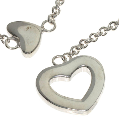 TIFFANY&Co. Heart Link Lariat Necklace Silver Ladies [Used]